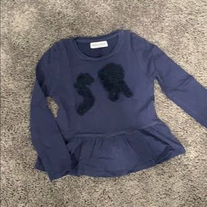 sonia rykiel girls navy tshirt